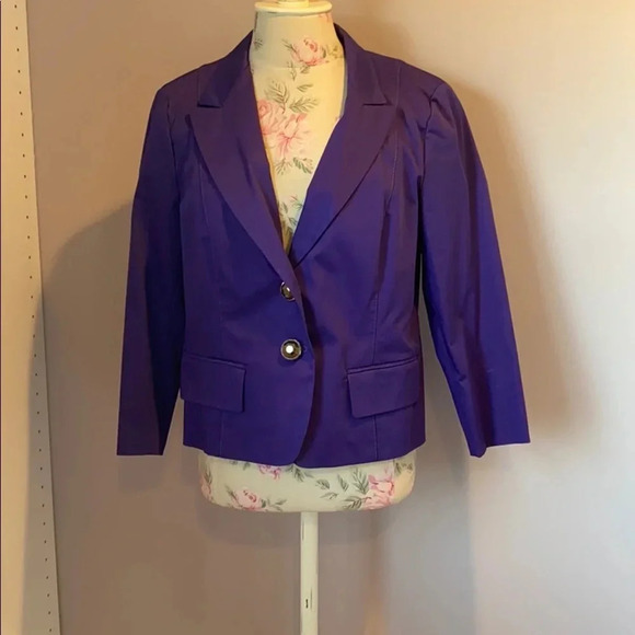 Marella purple blazer size 14 made in Italy - Picture 1 of 12